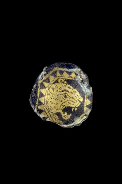 Medallion with the head of a leopard with open jaws by Roman